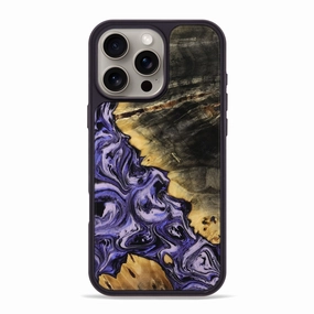 Easy Apply Iphone 16 Pro Max Wood Phone Case - Cloe (Purple, 769493)