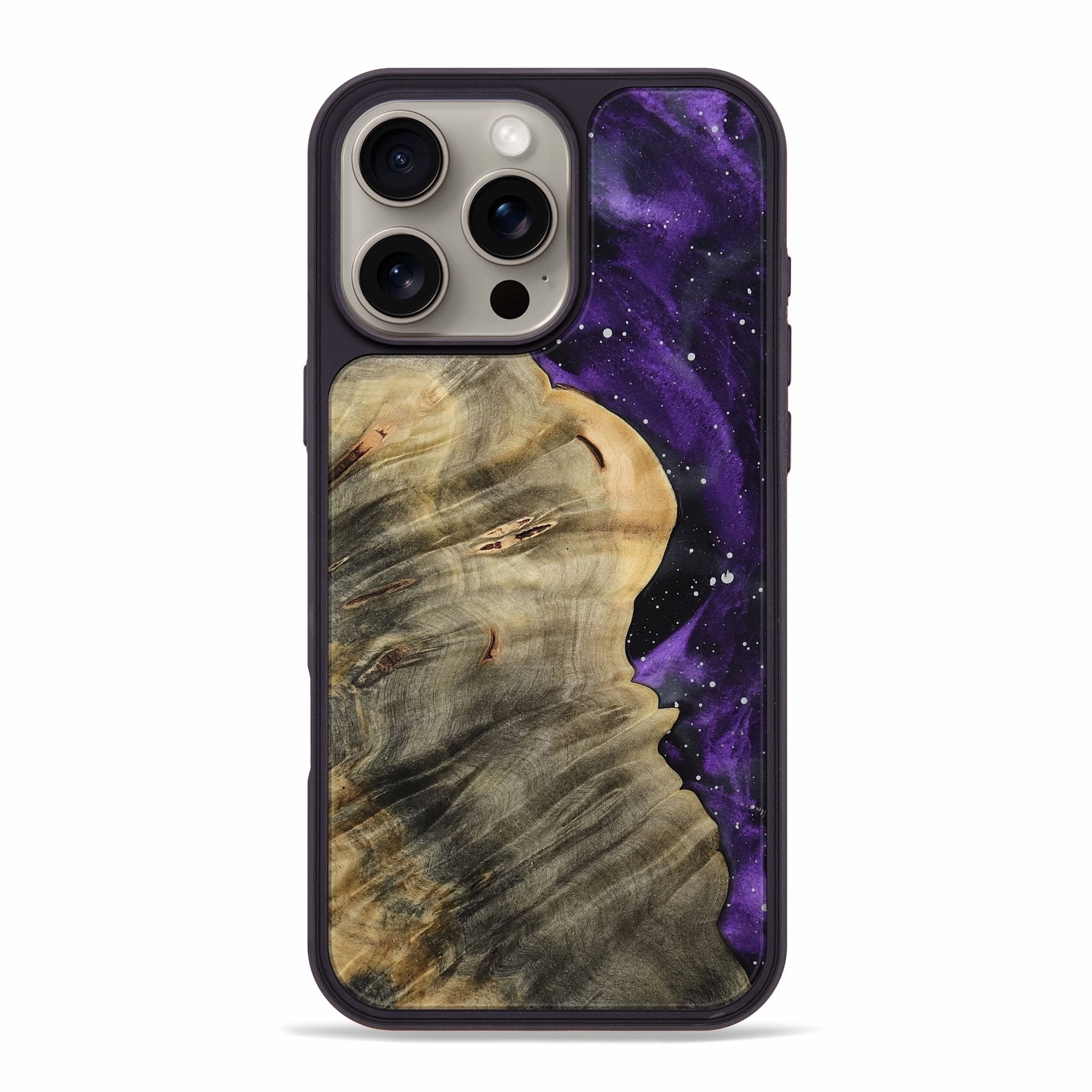 Iphone 16 Pro Max Wood Phone Case - Darren (Cosmos, 771828) Shock Proof Film