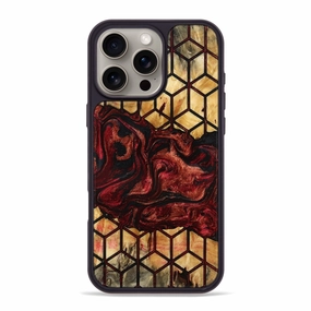 Fingerprint Resistant Screen Anti Static Film Iphone 16 Pro Max Wood Phone Case - Jasiah (Pattern, 775000)