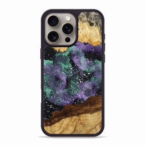 HD Screen Protector Dustproof Cover Iphone 16 Pro Max Wood Phone Case - Kortney (Cosmos, 774808)