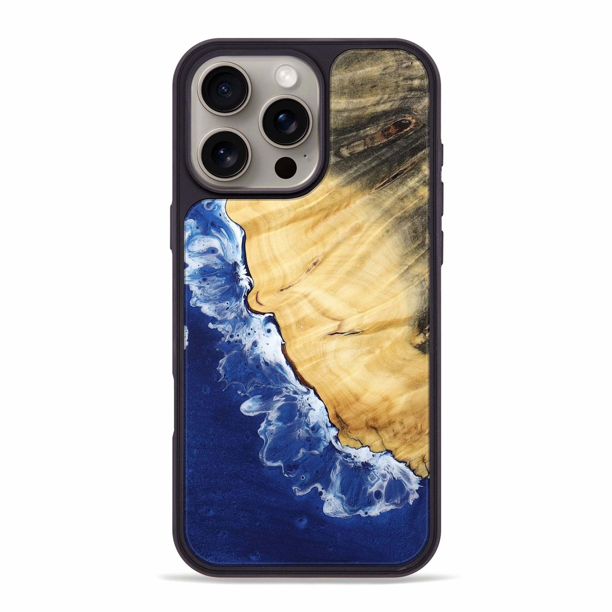 Iphone 16 Pro Max Wood Phone Case - Mollie (Coastal, 773587) Anti Shock Film Anti Yellowing Screen