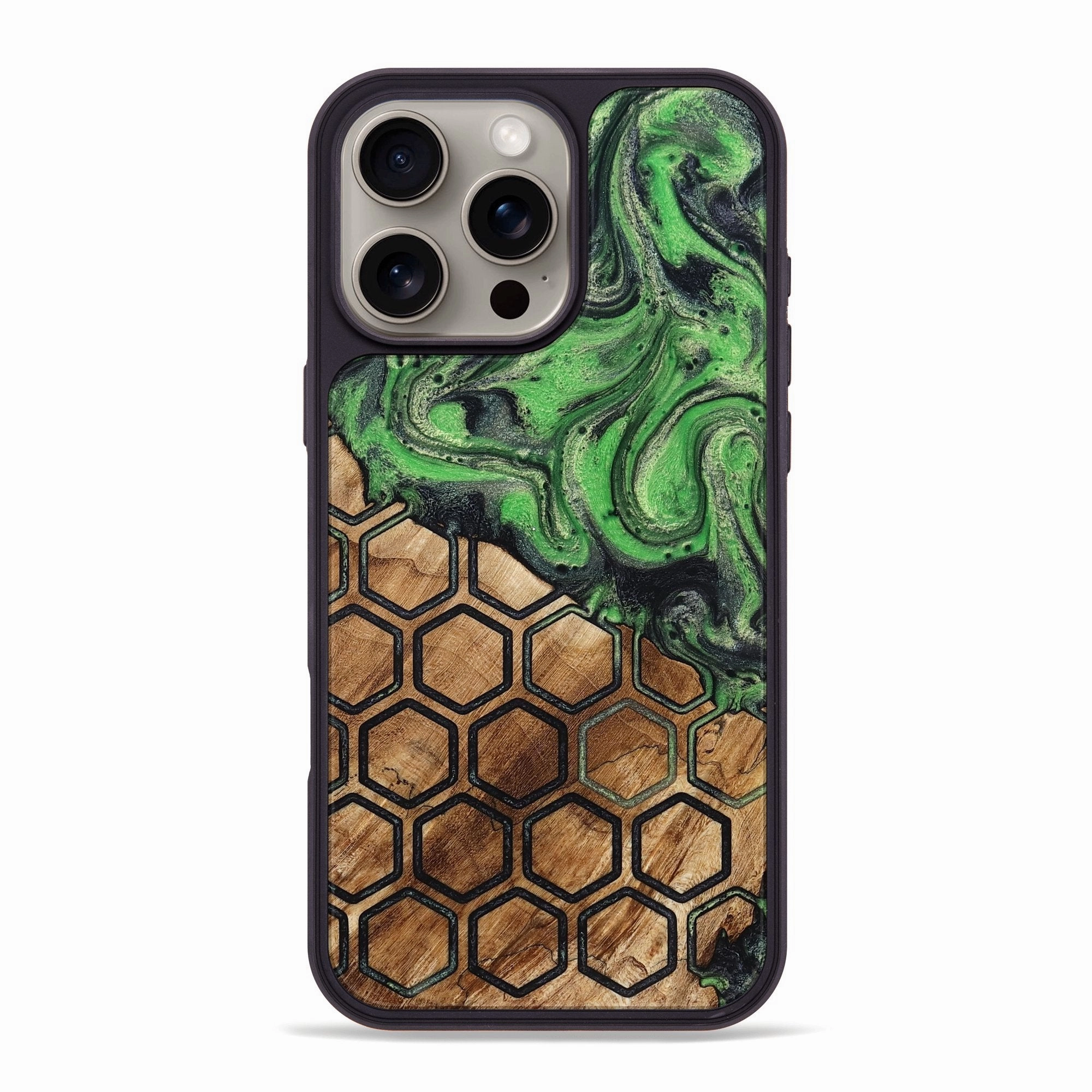 Case Friendly Iphone 16 Pro Max Wood Phone Case - Monika (Pattern, 775381)