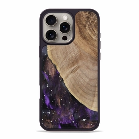 Grip Friendly Edge to Edge Protection Iphone 16 Pro Max Wood Phone Case - Salem (Cosmos, 770553)