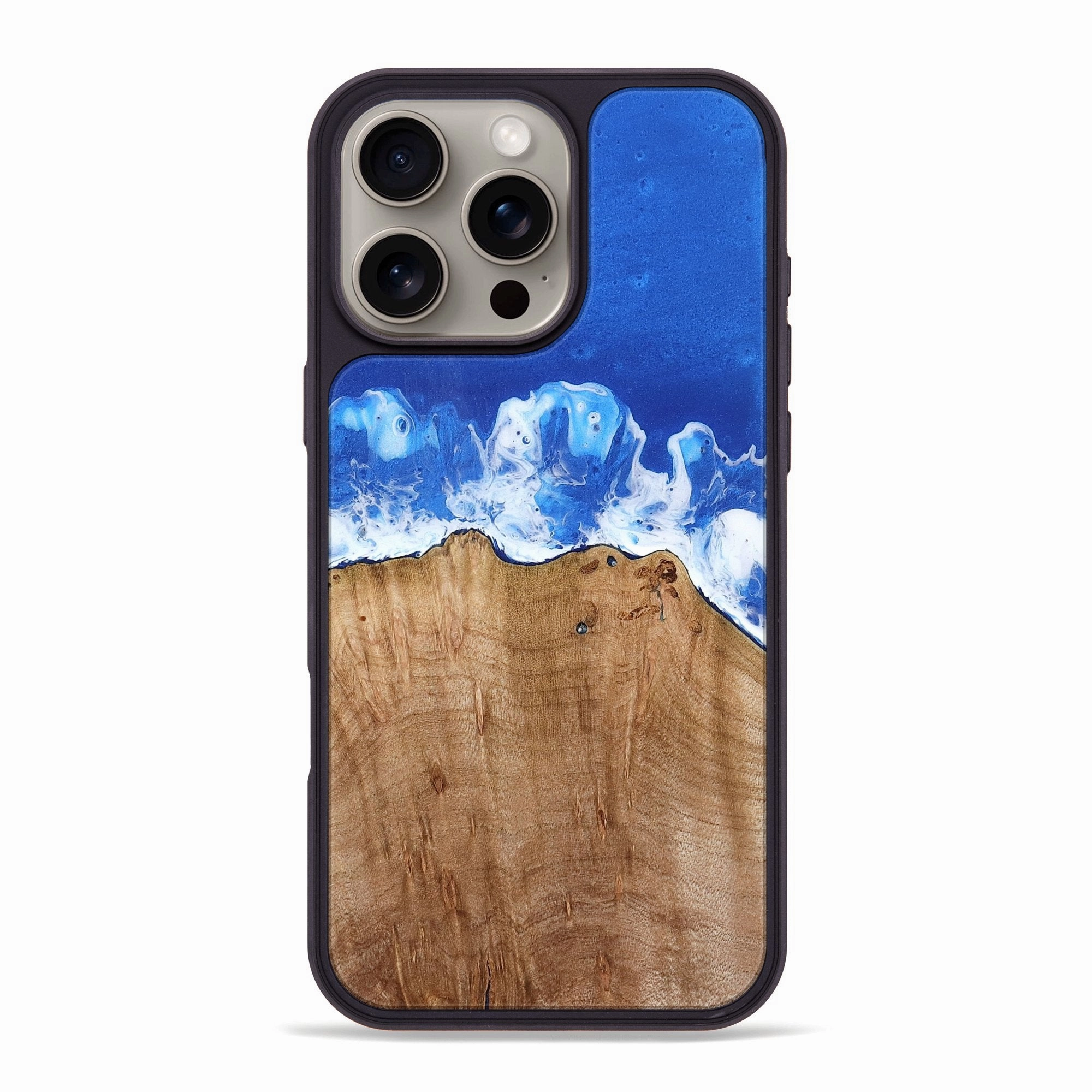 Anti Static Film Iphone 16 Pro Max Wood Phone Case - Zahra (Coastal, 773239)