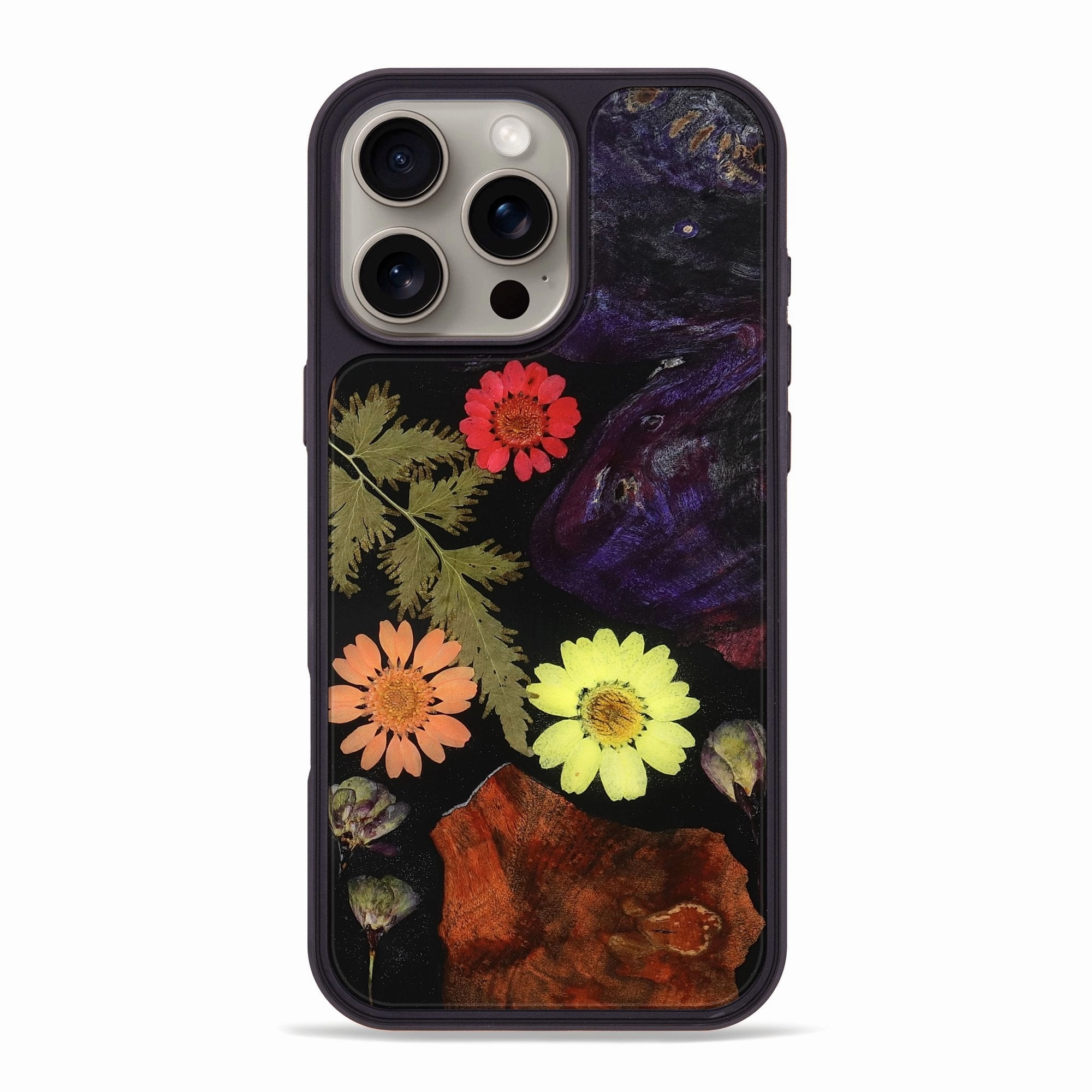 Case Friendly Screen Defense Iphone 16 Pro Max Wood Phone Case - Zula (Bloom, 781386)
