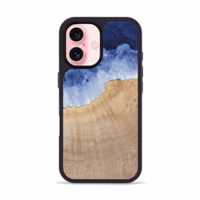 Iphone 16 Wood Phone Case - Adell (Coastal, 779335) HD Clarity Anti Finger Stain