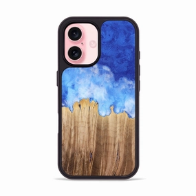 Scratch Protection Anti Dust Iphone 16 Wood Phone Case - Aidan (Coastal, 779457)