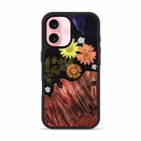 Iphone 16 Wood Phone Case - Alfonso (Bloom, 781405) Smooth Surface