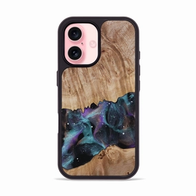 Iphone 16 Wood Phone Case - Alisson (Cosmos, 781208) Anti Oil Film