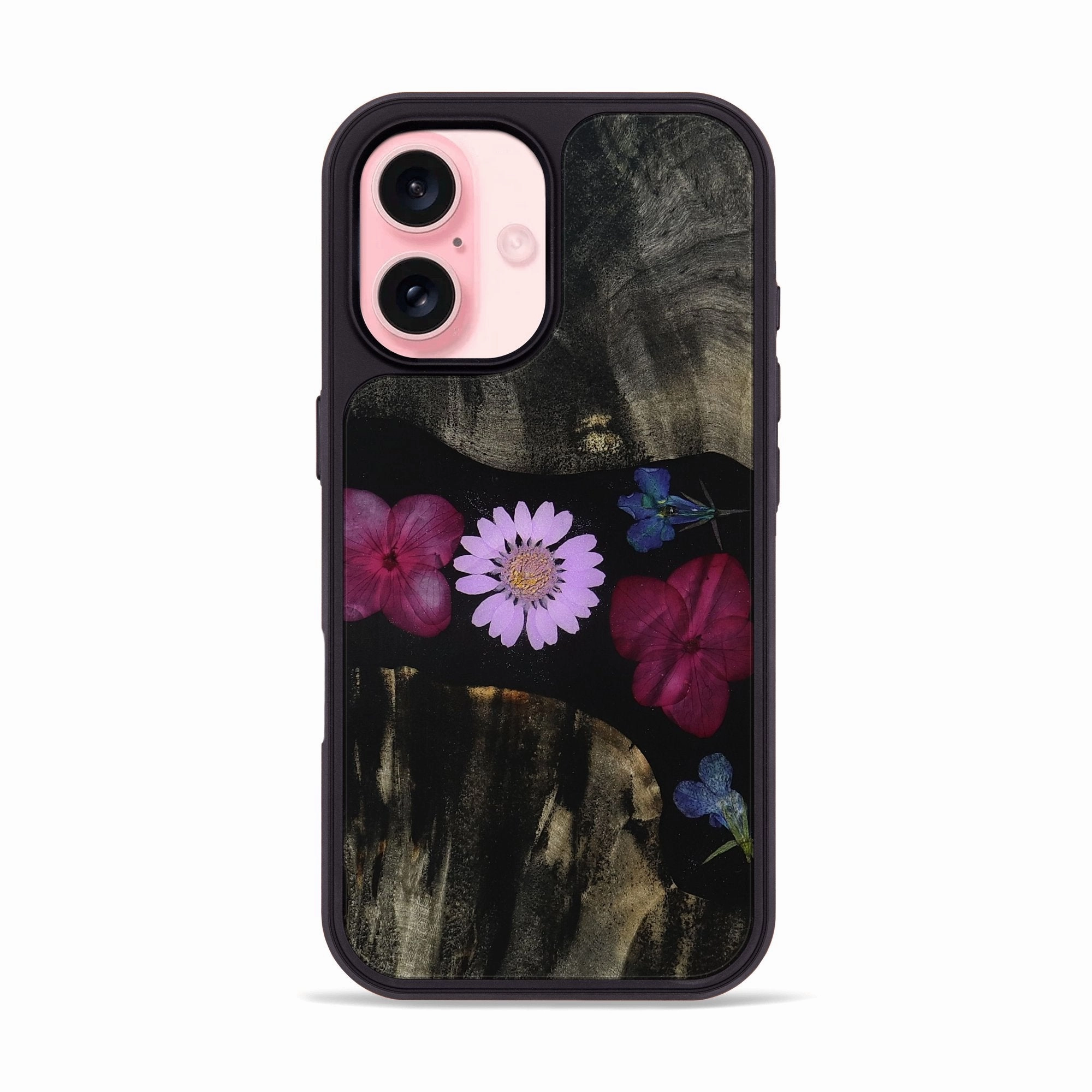 Anti Blue Light Iphone 16 Wood Phone Case - Angeles (Bloom, 781349)