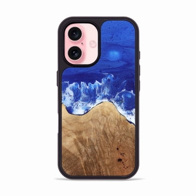 Anti Yellowing Film Edge Guard Iphone 16 Wood Phone Case - Arianna (Coastal, 775727)