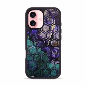 Anti Yellowing Raised Edges Iphone 16 Wood Phone Case - Arnold (Pattern, 781706)