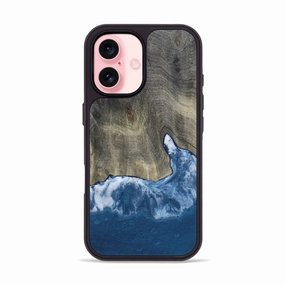 Screen Defense Iphone 16 Wood Phone Case - Aron (Coastal, 781820)