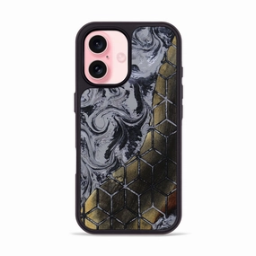 Iphone 16 Wood Phone Case - Asaiah (Pattern, 780867) Anti Glare