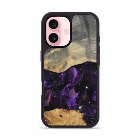 Iphone 16 Wood Phone Case - Ashly (Cosmos, 781943) Anti Dust Film