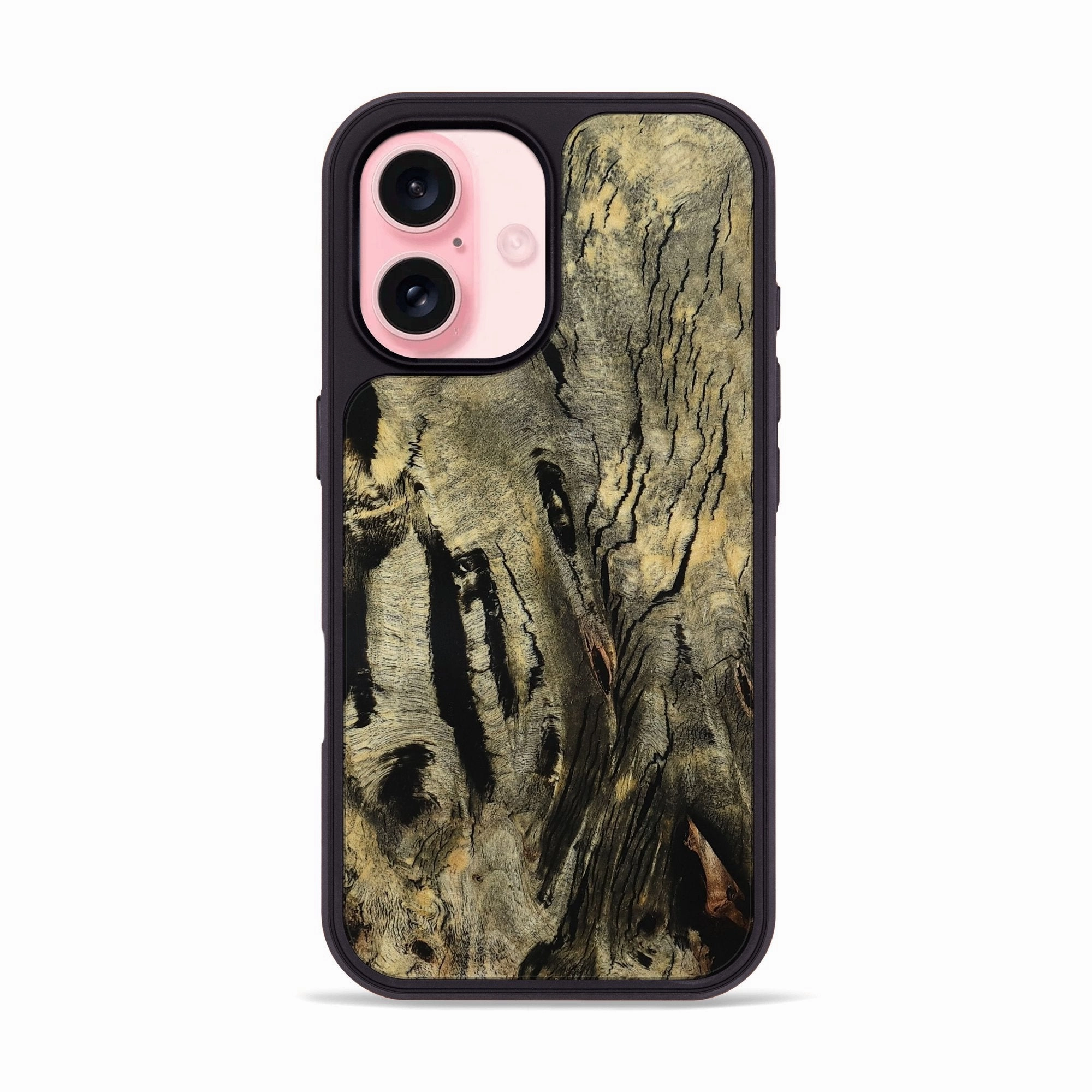 Edge Guard Iphone 16 Wood Phone Case - Aspen (Wood Burl, 780084)