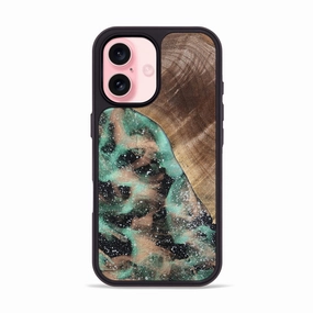 Iphone 16 Wood Phone Case - Atticus (Cosmos, 779403) Protective Film Screen Defense