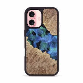 Edge Guard Oleophobic Coating Iphone 16 Wood Phone Case - Avayah (Cosmos, 781215)