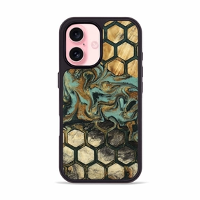 Iphone 16 Wood Phone Case - Avery (Pattern, 780877) Grip Friendly