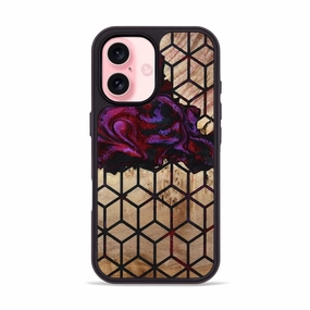 Self Healing Iphone 16 Wood Phone Case - Ayaan (Pattern, 780184)