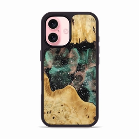 Iphone 16 Wood Phone Case - Carlie (Cosmos, 774872) Fingerprint Resistant Coating