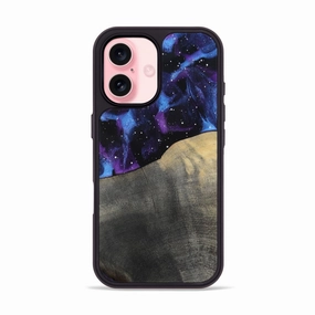 Iphone 16 Wood Phone Case - Ciji (Cosmos, 781916) Soft Edge Drop Protection