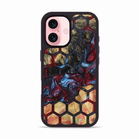 Bubble Free Installation Impact Protection Iphone 16 Wood Phone Case - Dakari (Pattern, 781724)