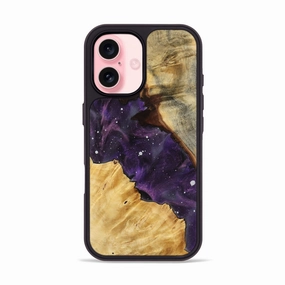 Case Friendly Glass Iphone 16 Wood Phone Case - Daniela (Cosmos, 775806)