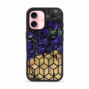 Anti Spy Iphone 16 Wood Phone Case - Davian (Pattern, 781723)