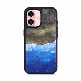 Iphone 16 Wood Phone Case - Dawna (Coastal, 781806) Bubble Free Screen Fingerprint Repellent