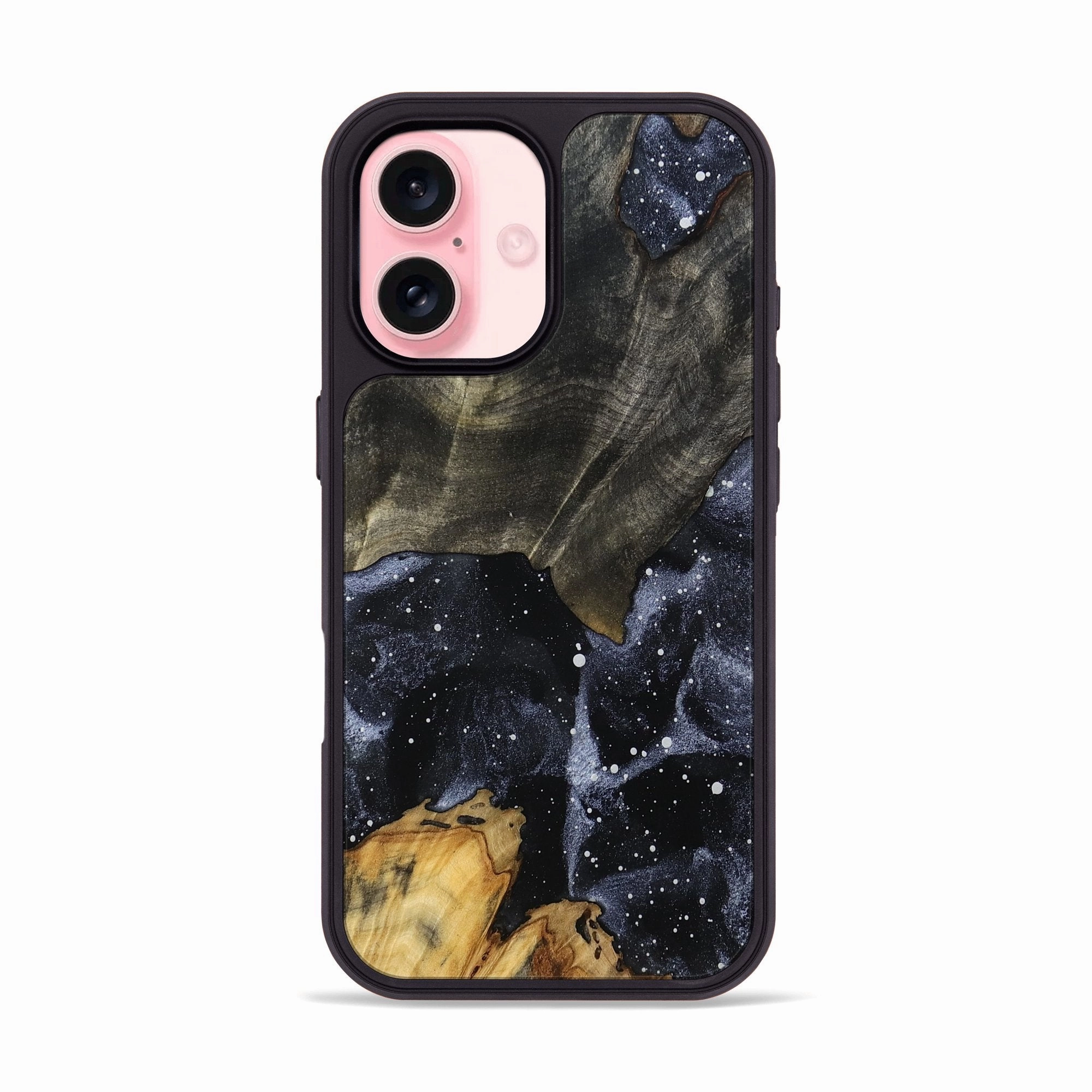 Oleophobic Coating Iphone 16 Wood Phone Case - Edd (Cosmos, 781902)
