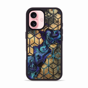 Iphone 16 Wood Phone Case - Felix (Pattern, 781712) Drop Resistant