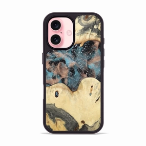 Iphone 16 Wood Phone Case - Freddie (Cosmos, 781217) Anti Yellowing Film Soft Edge
