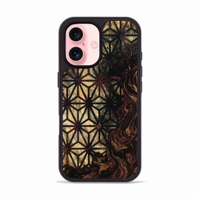 Iphone 16 Wood Phone Case - Galen (Pattern, 781711) Anti Spy Anti Scratch Screen