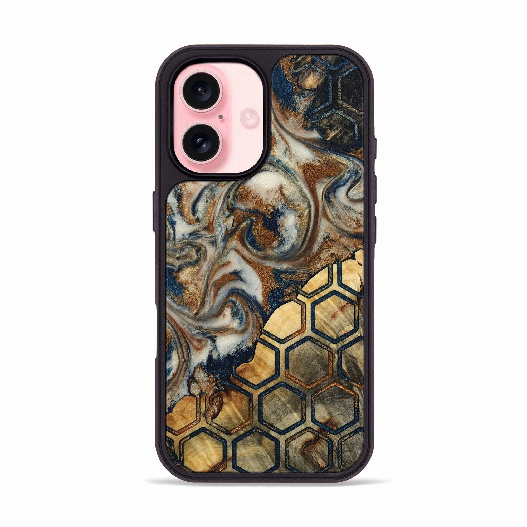 Anti Oil Film Ultra Thin Iphone 16 Wood Phone Case - Gayla (Pattern, 781753)