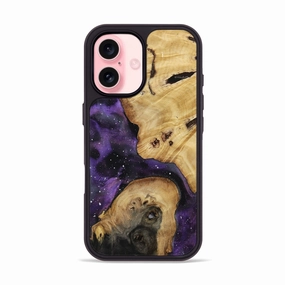 Iphone 16 Wood Phone Case - Gina (Cosmos, 780606) Smooth Touch Film