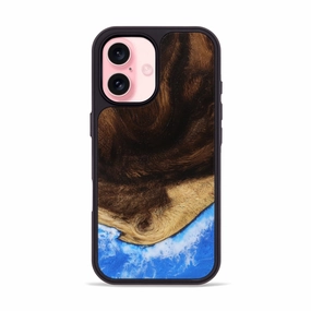 Anti Finger Mark Iphone 16 Wood Phone Case - Harding (Founders, 780364)