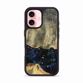 Anti Scratch Shield Iphone 16 Wood Phone Case - Isaiah (Cosmos, 781271)