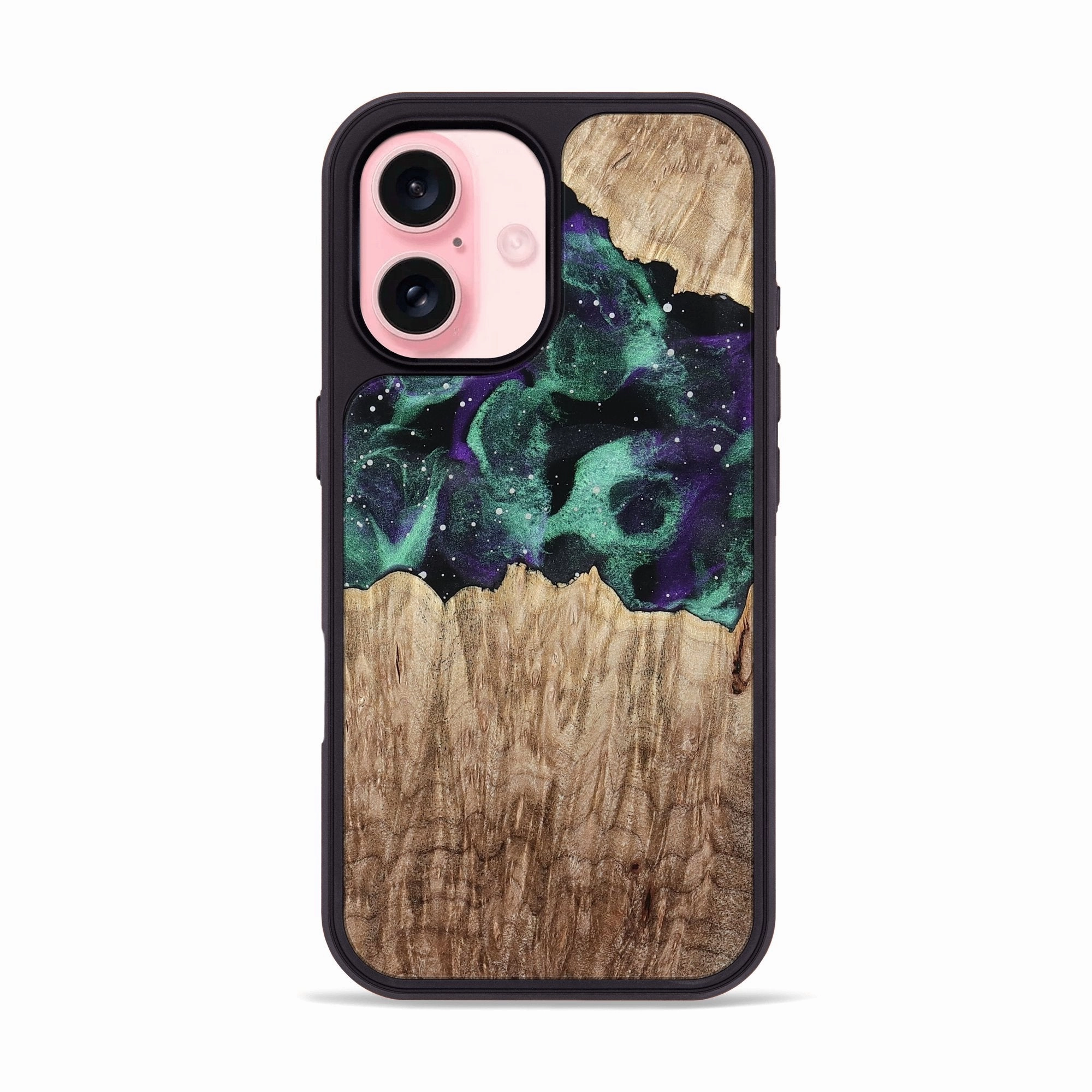 Iphone 16 Wood Phone Case - Jakari (Cosmos, 778442) Scratch Protection
