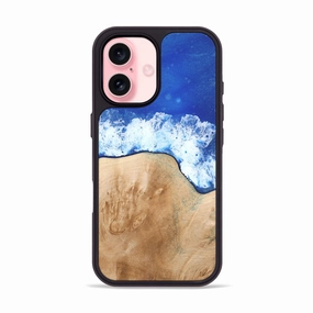 Iphone 16 Wood Phone Case - Jazmyne (Coastal, 776608) Scratch Protection Anti Finger Smudge