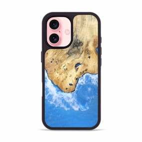 Anti Fingerprint Shield Iphone 16 Wood Phone Case - Jesse (Coastal, 781885)