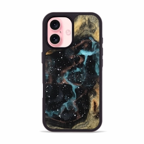 Iphone 16 Wood Phone Case - Johanna (Cosmos, 781963) Anti Dust Film Scratch Proof Glass