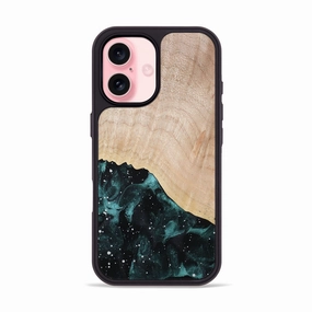 Slim Screen Protector Anti Static Iphone 16 Wood Phone Case - Joslyn (Cosmos, 779691)