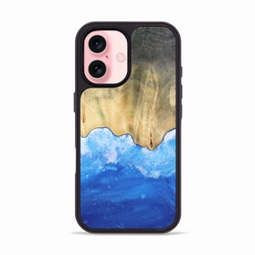 Anti Yellowing Shock Proof Film Iphone 16 Wood Phone Case - Julius (Coastal, 781843)