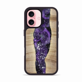 Scratch Protection Scratch Resistant Coating Iphone 16 Wood Phone Case - June (Cosmos, 777215)