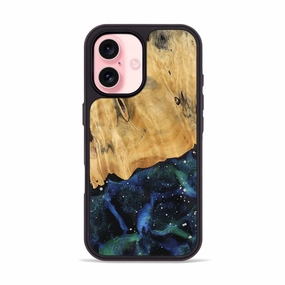 Anti Static Film Iphone 16 Wood Phone Case - Junius (Cosmos, 777717)