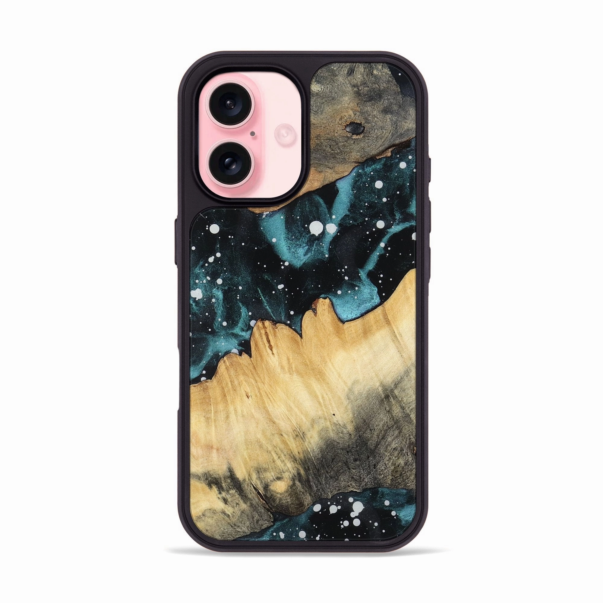 Iphone 16 Wood Phone Case - Kade (Cosmos, 781918) Anti Fingerprint Film Water Resistant