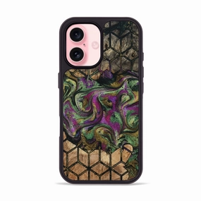 Scratch Resistant Coating Anti Reflection Coating Iphone 16 Wood Phone Case - Kaleb (Pattern, 777160)