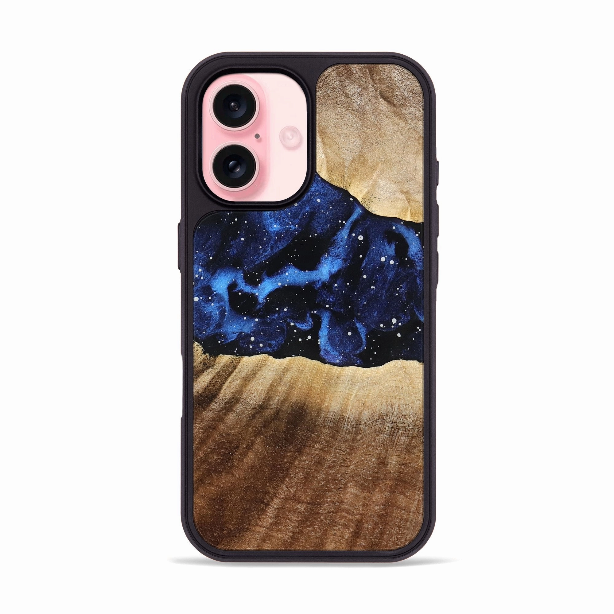Oleophobic Coating Rounded Edges Iphone 16 Wood Phone Case - Kane (Cosmos, 776467)