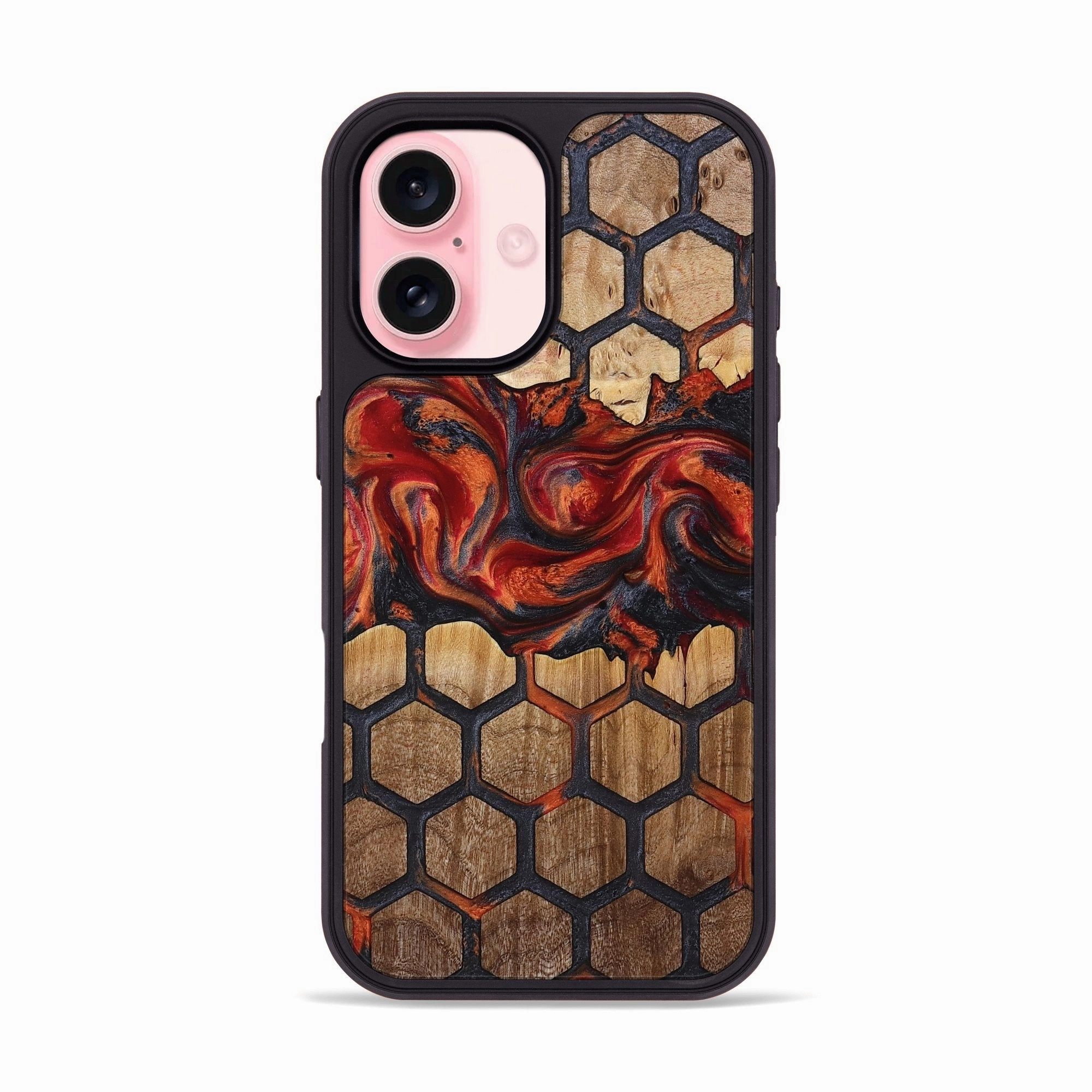 Edge Protection Iphone 16 Wood Phone Case - Katelyn (Pattern, 779263)